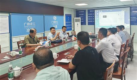 自治區(qū)保障農(nóng)民工工資支付工作考核檢查組到冶建桂海分公司項目檢查指導(dǎo)